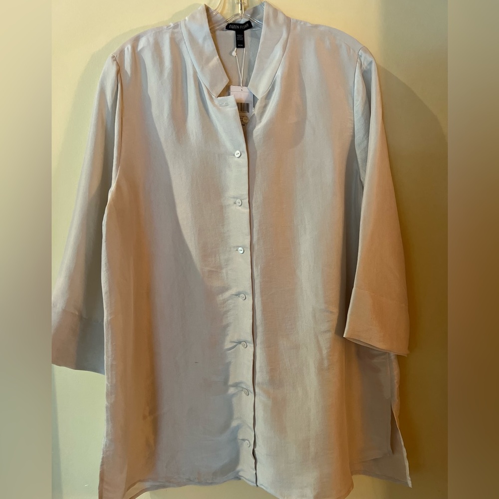 NWT Eileen Fisher silk tunic, medium